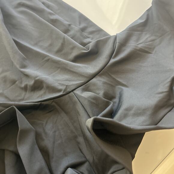 ELLYDOOR Women Ballroom Latin Dance Skirt Ruffle Hem Asymmetric High Low, L - Picture 8 of 10